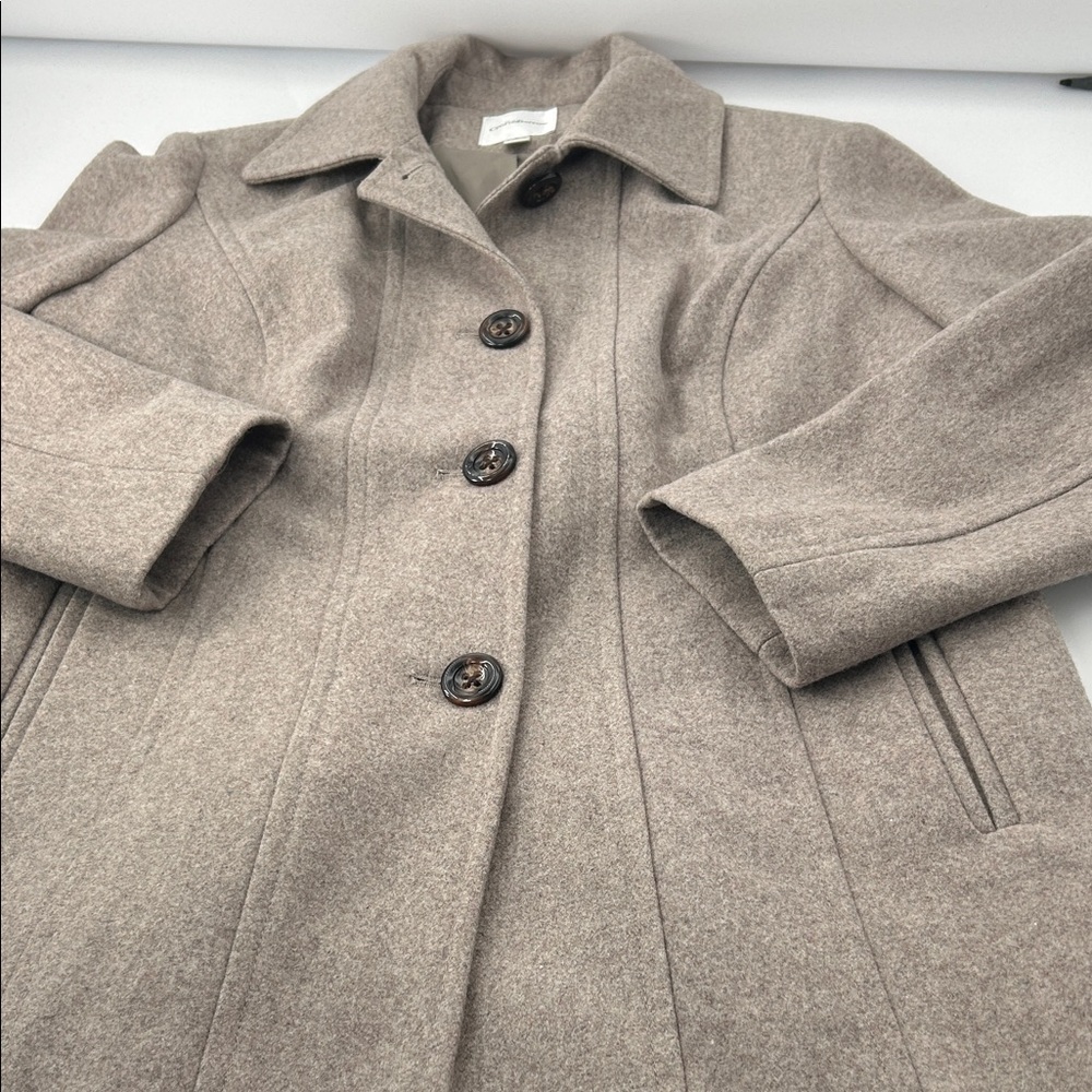 Croft & Barrow Women's Beige Trench Coat